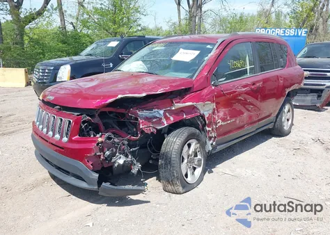 2014 Jeep Compass Sport from USA, damaged, VIN 1C4NJCBA9ED812424